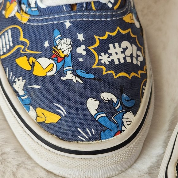 Vans Limited Edition Donald Duck Disney tennis shoes Men 9.5 Womens 11 - Picture 3 of 16